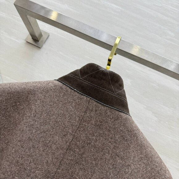 Brunello Cucinelli autumn and winter new wool blend coat - Picture 16 of 16